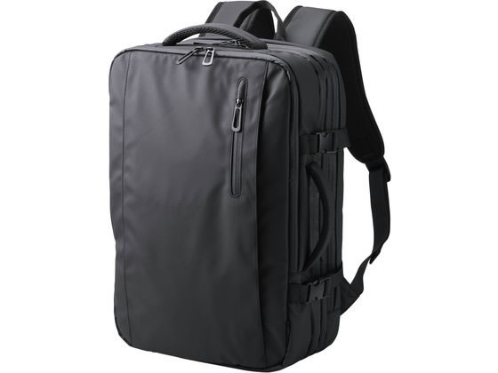 【レビュー投稿で100円OFFクーポン】【お取り寄せ】エレコム リュック 大容量 収納拡張 33L ブラック BM-BPEX01BK PCバッグ キャリングバッグ PC パソコン 家電