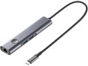 【レビュー投稿で100円OFFクーポン】【お取り寄せ】サンワサプライ USB Type-Cドッキングハブ USB-5TCHLP16GM USBハブ ドッキングス...