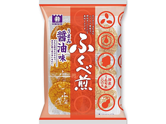 【ブラックフライデー限定★27日9:59迄店内ポイント2倍】日新製菓 醤油ふくべ煎 7枚 煎餅 おかき お菓子