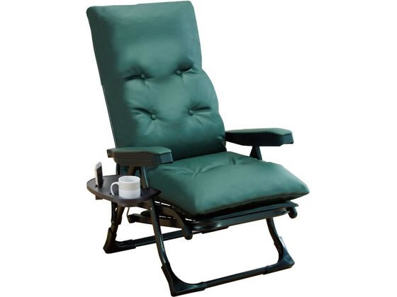 【レビュー投稿で100円OFFクーポン】【メーカー直送】ファミリー・ライフ くつろぎのリクライニングアームチェアDXII GR 0411230【代引不可】リクライニングソファ ソファ イス リビング家具 インテリア