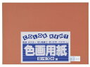 【ポイント2倍★22日20:00~27日9:59迄】【お取り寄せ】大王製紙 再生色画用紙 4ツ切 10枚 こいこげちゃ 色画用紙 四つ切 図画 工作 教材 学童