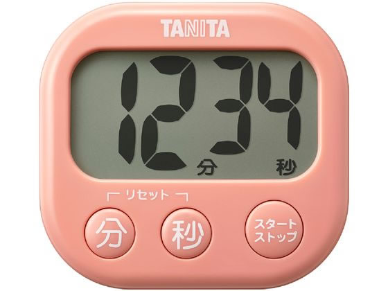 【レビュー投稿で100円OFFクーポン】タニタ 抗菌でか見えタイマー ピンク TD429PK キッチンスケール タ..