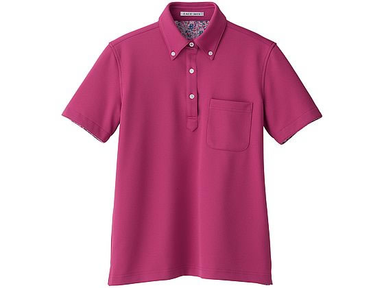 【レビュー投稿で100円OFFクーポン】【お取り寄せ】ボンマックス 吸水速乾レディスポロシャツ(花柄B)ピンク3L FB4019L-9 ポロシャツ 半袖 シャツ...