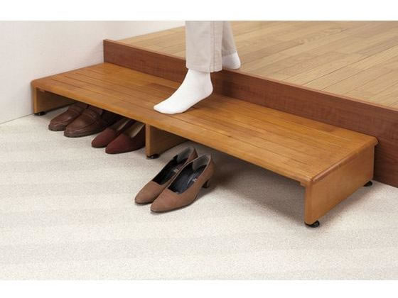 【ブラックフライデー限定★27日9:59迄店内ポイント2倍】【メーカー直送】ファミリー・ライフ 木製収納付き玄関台 120cm幅 03523【代引不可】玄関 エ...