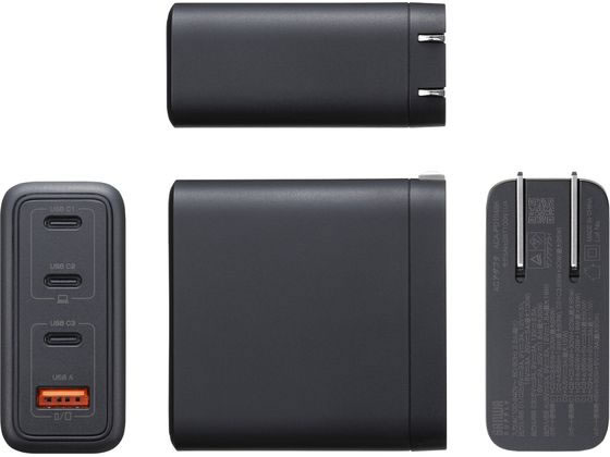 �ڥ�ӥ塼��Ƥ�100��OFF�����ݥ�ۡڤ����󤻡ۥ���掠�ץ饤 USB PD�б�AC���Ŵ�(PD100W) ACA-PD104BK AC�����Ŵ� �Хåƥ꡼ ���Ŵ� ���ޥ� ���֥�åȴ�Ϣ��