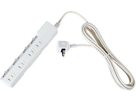 乐天商城 - 【レビュー投稿で100円OFFクーポン】【お取り寄せ】朝日電器 スイッチ付 電源タップ 4個口 3m 耐雷 WLK-R43SW コード付き電源タップ2ピン 電源タップ OAタップ 配線パーツ 家電