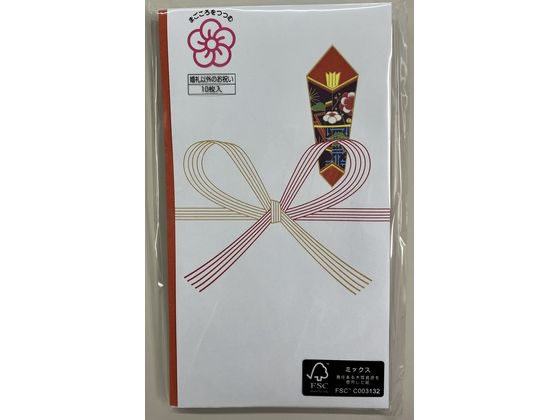 寿堂 祝 多当 中袋なし 花結 No.132 10枚 06132 祝儀袋 冠婚葬祭 式典