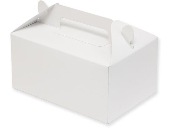 【ブラックフライデー限定★27日9:59迄店内ポイント2倍】【お取り寄せ】スワン 手提ケーキ箱 中 4〜5個用 25枚 004259915 デザート用 テイクア...