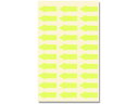 【レビュー投稿で100円OFFクーポン】【お取り寄せ】ヘイコー タックラベル 矢印 12×27 No.644 蛍光黄色 60枚 シール シール台 包装紙 包装 ...