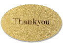 【レビュー投稿で100円OFFクーポン】【お取り寄せ】ヘイコー ギフトシール オーバル サンキュー金 36枚 007161621 シール シール台 包装紙 包装...