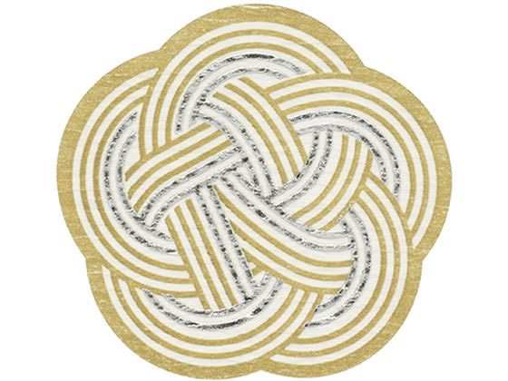 【レビュー投稿で100円OFFクーポン】【お取り寄せ】ヘイコー ギフトシール 梅結び 銀 32枚 007062859 シール シール台 包装紙 包装 ラッピング