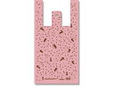 【ポイント2倍★19日20:00~26日1:59迄】【お取り寄せ】ヘイコー レジ袋 バイオハンドハイパー M 花うさぎ桃 100枚 バイオマス配合レジ袋 レジ袋 乳白色