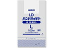 【レビュー投稿で100円OFFクーポン】【お取り寄せ】ヘイコー レジ袋 LDハンドハイパー L 透明 表記入り 100枚 レジ袋