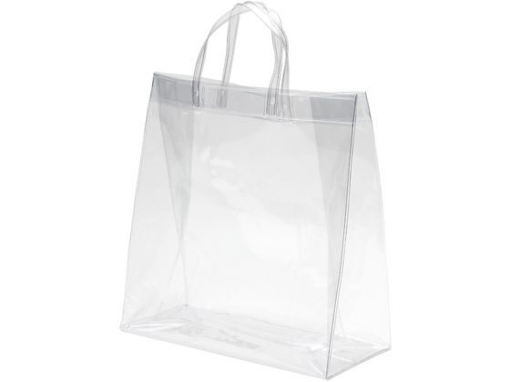 【レビュー投稿で100円OFFクーポン】【お取り寄せ】透明バッグ 中 10枚 006464030 ポリ手提袋 手提袋 ラッピング 包装