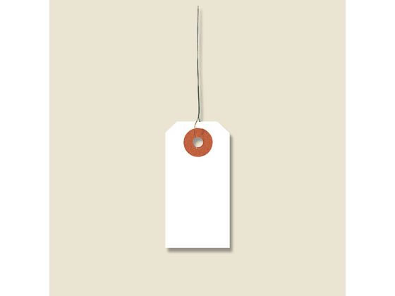 【レビュー投稿で100円OFFクーポン】【お取り寄せ】白荷札 豆 30×60 白[135] 1000枚 003500600 荷札テープ シール 荷札 宅配 梱包