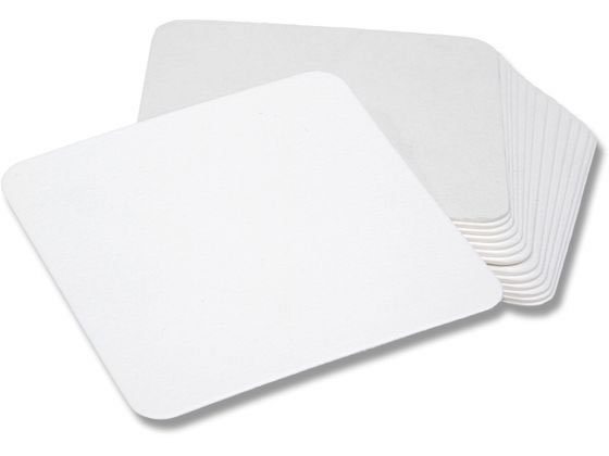 【レビュー投稿で100円OFFクーポン】【お取り寄せ】コースター 90角 0.5mm 白 200枚 004520007 コースター トレー お盆 テーブル キッチン