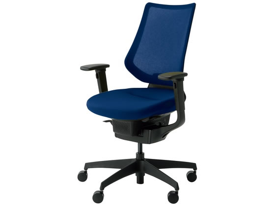 【レビュー投稿で100円OFFクーポン】【メーカー直送】イング メッシュ背座ネイビー 肘有 Wキャスター CRG3413E6G4T7WN【代引不可】【組立・設置・送料無料】肘付き 固定肘タイプ 布張りチェア オフィスチェア オフィス家具