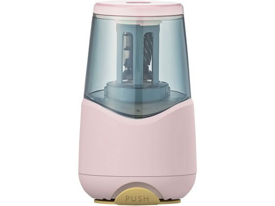 【ポイント2倍★24日20:00～29日9:59迄】クツワ 充電式鉛筆けずり ヌーディーローズ RS038RD 電動 鉛筆削り 鉛筆 色鉛筆