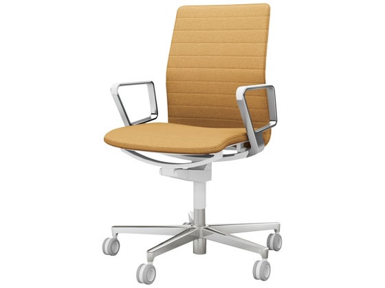 【商品説明】親しみやすいデザイン性とタスクチェアーとしての確かな機能性を両立。風合い豊かな張地を多数ラインアップし、幅広いシーンに対応します。【仕様】●品番：C01−P162CU−W43433●カラー／［本体］ホワイト［張地］シナモンブラウ...