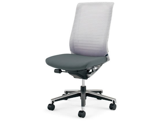 【レビュー投稿で100円OFFクーポン】【メーカー直送】インスパイン ハイバック肘無 背白座灰 Wキャスター CRGA2502E1GME5W【代引不可】【組立・設置・送料無料】肘なし 布張りチェア オフィスチェア オフィス家具