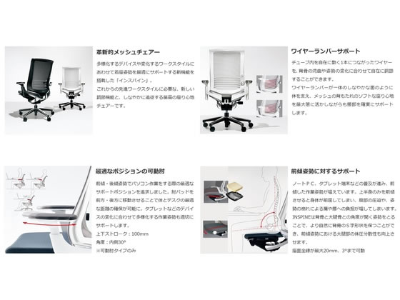 【楽天スーパーSALE限定★最大20%OFF&2,000円クーポン】【メーカー直送】インスパイン ハイバック肘無 背白座青 W CRGA2502E1GMT5W【代引不可】【組立・設置・送料無料】 肘なし 布張りチェア オフィスチェア オフィス家具 [3]