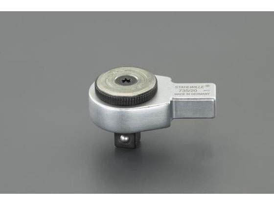 【レビュー投稿で100円OFFクーポン】【お取り寄せ】エスコ 1/2”DR [トルクレンチ用]ラチェットヘッド EA723ST-204 トルクレンチ 作業工具 作業用品 工具