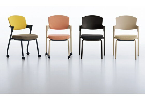 【マラソン限定★ポイント2倍】【メーカー直送】コクヨ 会議イス プロッティ 固定脚タイプ 背座 K17B02CZM6Q62【代引不可】【組立・設置・送料無料】固定脚 カフェ ラウンジチェア ミーティングチェア オフィス家具