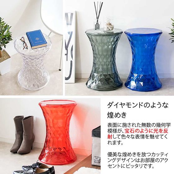 【メーカー直送】宮武製作所 スツール STONEストーン ブルー CH-H002A【代引不可】ダイニングチェア ソファ イス リビング家具 インテリア [3]