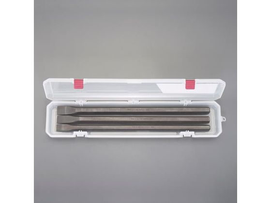 【マラソン限定★2000円クーポン＆ポイント2倍】【お取り寄せ】エスコ 超ロング平タガネセット 3本組 EA..