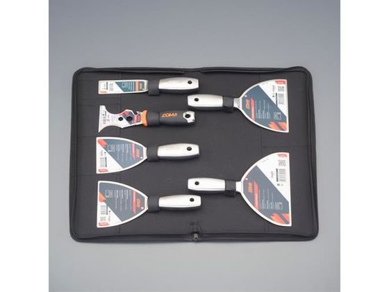 【レビュー投稿で100円OFFクーポン】【お取り寄せ】エスコ パテナイフセット(軟・ステンレス) 6本組 EA..