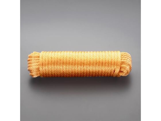 【レビュー投稿で100円OFFクーポン】【お取り寄せ】エスコ ポリロープ(橙) φ12.7mm× 22m EA628AM-5 ロ..