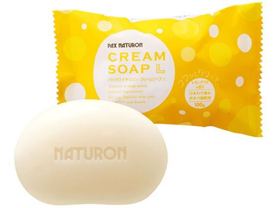 【レビュー投稿で100円OFFクーポン】太陽油脂 パックスナチュロン クリームソープ L 標準重量100g 固形せっけん ハンドケア スキンケア
