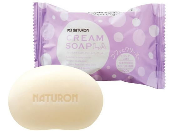【レビュー投稿で100円OFFクーポン】太陽油脂 パックスナチュロン クリームソープ LA 標準重量100g 固形せっけん ハンドケア スキンケア