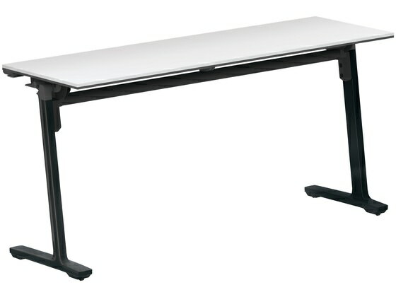 【メーカー直送】コクヨ フラップテーブル カーム ホワイト 脚黒 W1500×D450【代引不可】