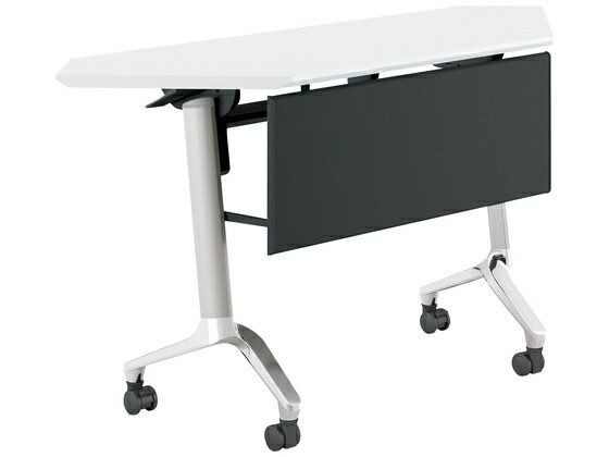 【メーカー直送】コクヨ テーブル CONFEST 幕板付 ホワイト W1375×D450【代引不可】