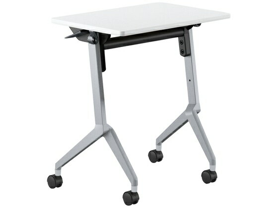 With A Caster - 【レビュー投稿で100円OFFクーポン】【メーカー直送】コクヨ リーフラインS スクエア ホワイト W650×D450【代引不可】フラップテーブル 折りたたみテーブル 長机 会議用テーブル オフィス家具