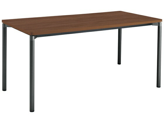 【メーカー直送】コクヨ ミーティングテーブルJUTO 丸脚 ブラウン脚黒 W1500×D750【代引不可】