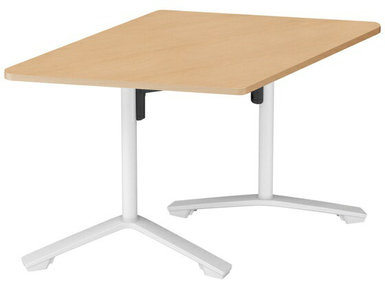 【商品説明】スタッキングが可能なフラップテーブルです。【仕様】●品番：TIN−FH1308H−WP1P11●カラー／天板表面材：ナチュラルオーク、天板エッジ：ナチュラルオーク、脚：ホワイト●外寸法／幅1315×奥行790×高さ720mm●天...