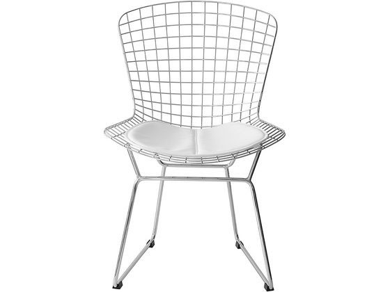 【マラソン限定★ポイント2倍】【メーカー直送】宮武製作所 ハリー・ベルトイア ワイヤーチェア ホワイト PCK-022N【代引不可】【お客様組立】ダイニングチェア ソファ イス リビング家具 インテリア