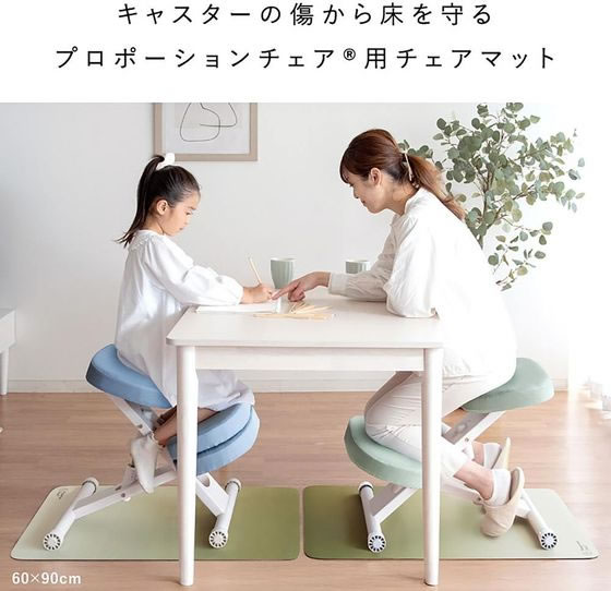 【レビュー投稿で100円OFFクーポン】【メーカー直送】宮武製作所 プロポーションチェアマット W60×D90 グレー PMT-9060【代引不可】チェアマット オプション品 オフィスチェア オフィス家具 [2]