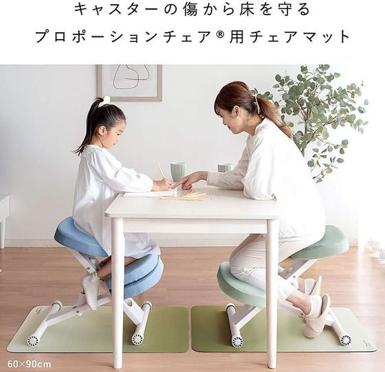 【マラソン限定★24日9:59迄ポイント2倍】【メーカー直送】宮武製作所 プロポーションチェアマット W60×D90 グリーン PMT-9060【代引不可】チェアマット オプション品 オフィスチェア オフィス家具 [2]