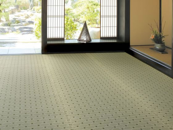 【レビュー投稿で100円OFFクーポン】 【メーカー直送】萩原 国産 い草カーペット ダイヤ 江戸間 2帖 81606420【代引不可】 カーペット ラグ マット リビング家具 インテリア [2]