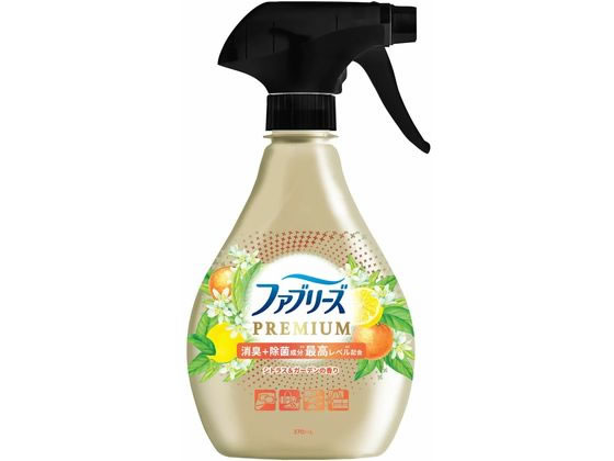 【レビュー投稿で100円OFFクーポン】P&G ファブリーズ プレミアム シトラス&ガーデン 本体 370mL スプレータイプ 消臭 芳香剤 室内用 清掃