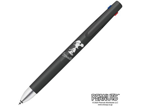 【レビュー投稿で100円OFFクーポン】ゼブラ ブレン3C 0.5 スヌーピー ブラック B3AS88-SN2-BK 3色 多色 多機能ボールペン