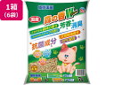 【マラソン限定★ポイント2倍】送料無料 アースペット 猫砂楽園 森の香ダブル 7L 6袋 猫砂 シート 猫 キャット用 ペット トイレタリー