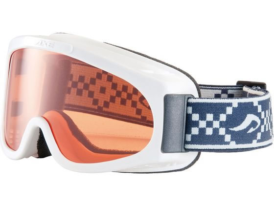 【マラソン限定★ポイント2倍】【お取り寄せ】アックス スノーゴーグル スタンダードレンズ AX220ST-WT