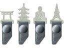 【レビュー投稿で100円OFFクーポン】【お取り寄せ】カール事務器 インデックスクリップ 建物シリーズ IC-002-D スライドクリップ 留める 文具 事務
