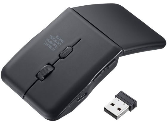 【レビュー投稿で100円OFFクーポン】サンワサプライ 静音ワイヤレス IR LEDマウス(5ボタン・薄型) マウス キーボード 入力機器 パソコン 家電