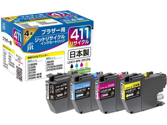 JIT-B4114P [�u���U�[�p LC411-4PK 4�F�p�b�N]