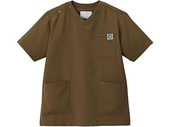 【レビュー投稿で100円OFFクーポン】【お取り寄せ】住商モンブラン スクラブ 兼用 半袖 マロンブラウン LL MS005-62 スクラブ 医療服 ユニフォーム